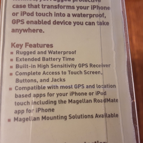 MAGELLAN TOUGH CASE, NEW IN BOX, WITHOUT TAGS FOR iPOD & iPHONE; - Picture 14 of 14